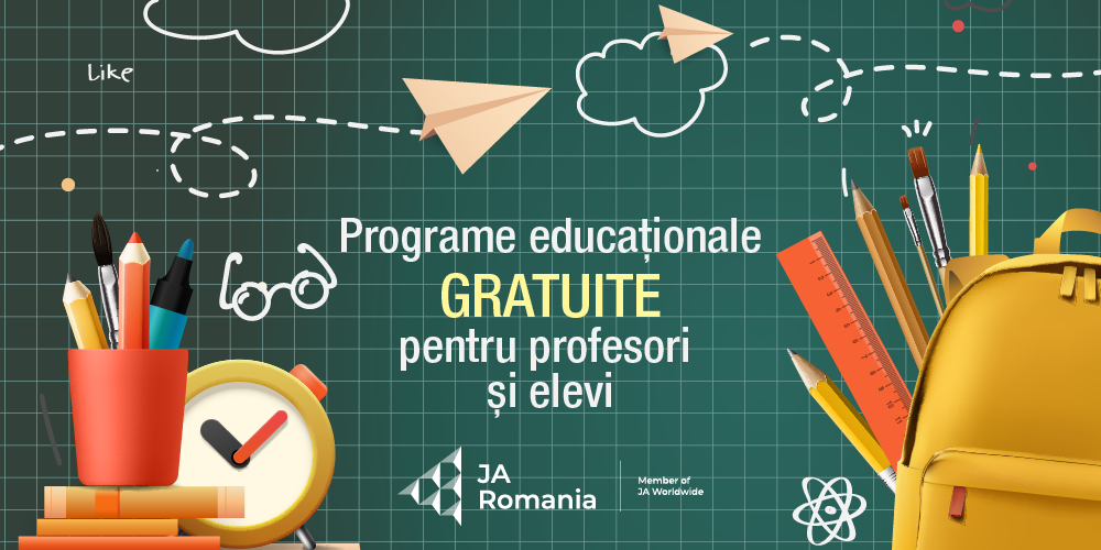 Junior Achievement (JA) România lansează înscrierile la programele educaționale internaționale pentru anul școlar 2024-2025