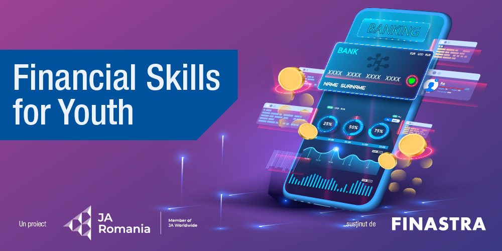 430 de elevi români și 153 de elevi ucraineni au participat la sesiuni de educație financiară în proiectul Financial Skills for Youth, derulat de JA România cu sprijinul Finastra