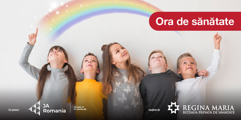 Ora de sănătate, proiectul prin care REGINA MARIA și Junior Achievement România ajută elevii să își formeze rutine echilibrate încă din primii ani de școală
