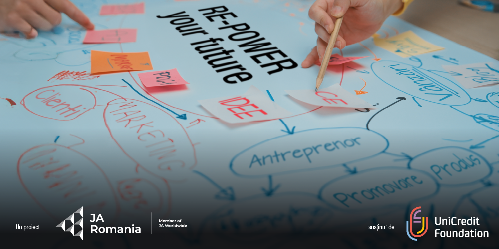 Sesiuni de orientare și feedback pentru liceenii din învățământul profesional și tehnic, în cadrul proiectului Re-power your future, dezvoltat cu sprijinul Fundației UniCredit
