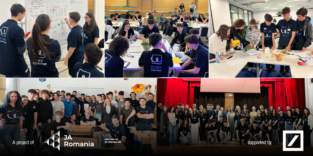 Peste 200 de ore de învățare aplicată, bazată pe principiile Agile, în 5 licee din București, cu sprijinul mentorilor DB Global Technology