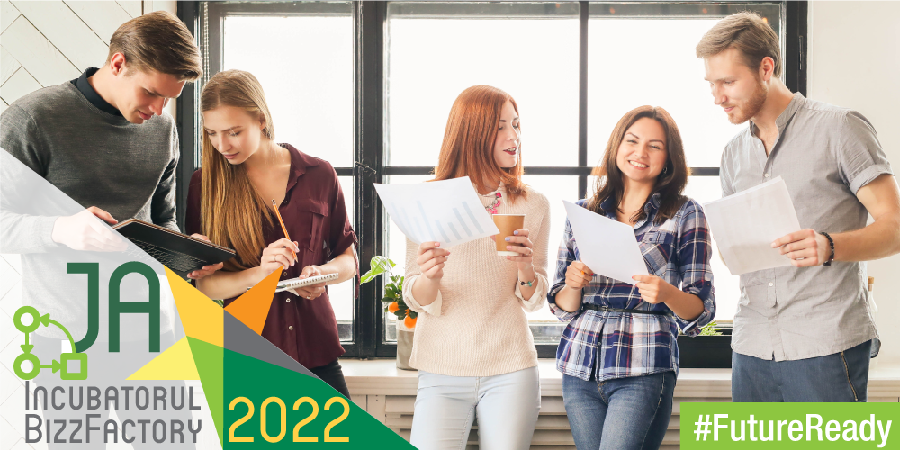 1.096 de elevi și studenți antreprenori din România participă la incubatorul JA Bizzfactory™ 2022