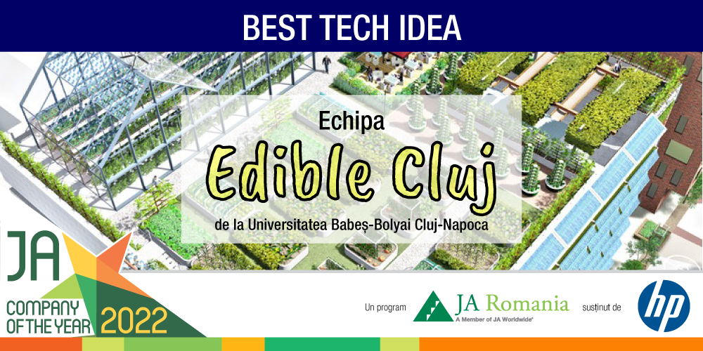 O echipă de două studente de la Universitatea Babeș-Bolyai Cluj-Napoca a fost premiată cu Best Tech Idea Award, susținut de HP Inc. România