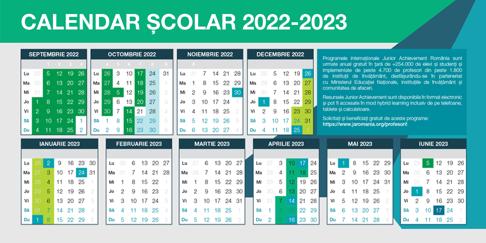Calendarul anului școlar 2022-2023: structura anului școlar 2022-2023