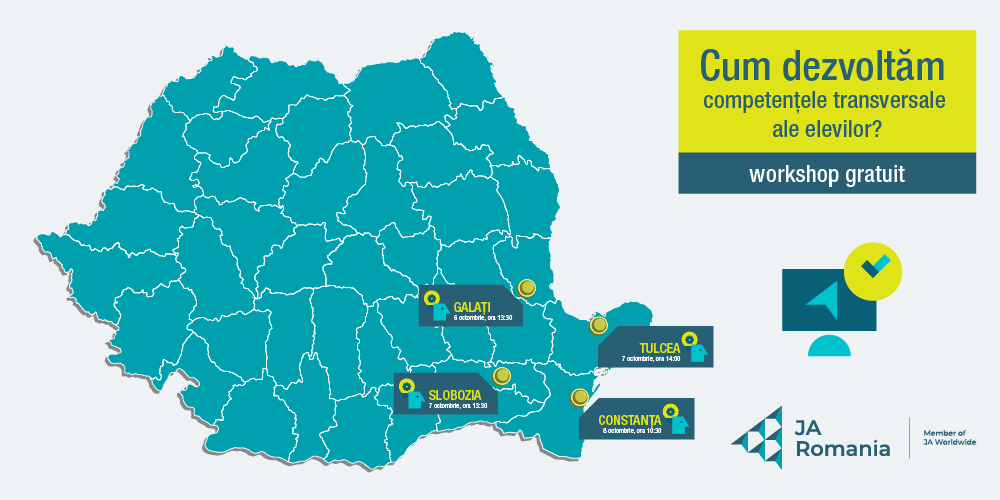 Caravana JAR: „Cum dezvoltăm competențele transversale ale elevilor?” – Galați, Tulcea, Slobozia, Constanța