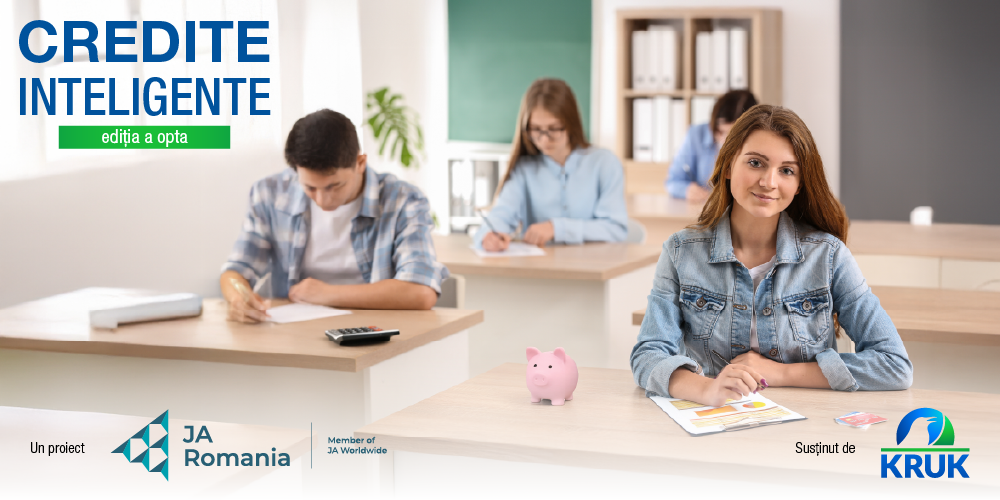 Junior Achievement și KRUK România, prezintă rezultatele celei de-a opta ediții a proiectului național de educație financiară Credite inteligente™
