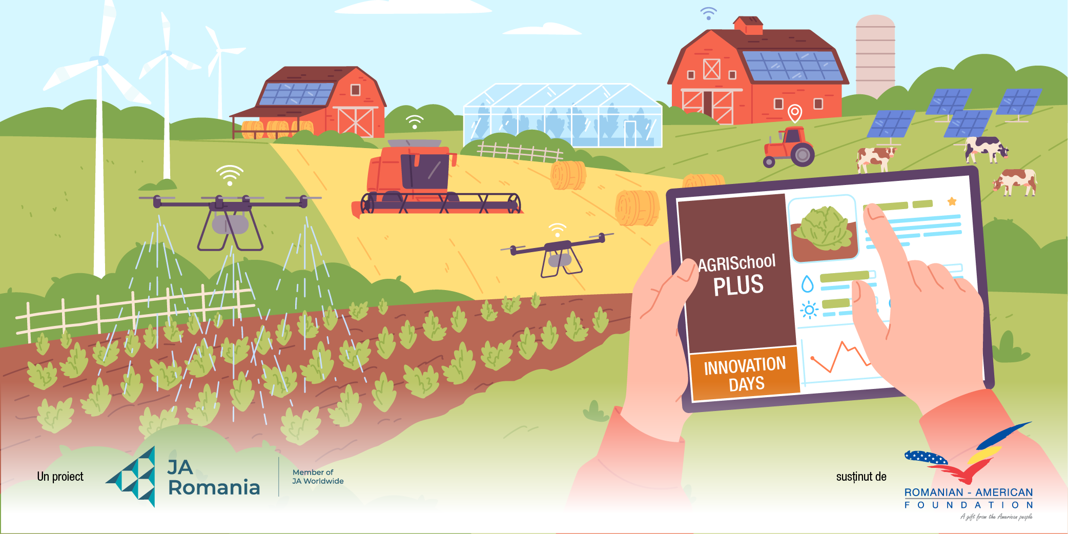 JA Innovation Days: Inovație și Antreprenoriat în Liceele cu profil agricol din România