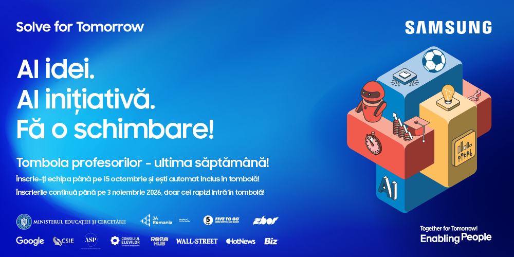 Ultima săptămână pentru înscrieri la “Tombola profesorilor”!