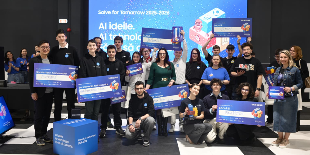 De la idee la impact: liceenii care au câștigat competiția Samsung Solve for Tomorrow cu soluții bazate pe tehnologie